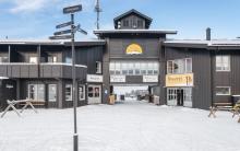 Best Western Stöten Ski Hotel, dubbelrum inkl.frukost. Utsikt mot backen.